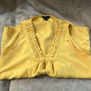 Banana Republic Mustard Blouse